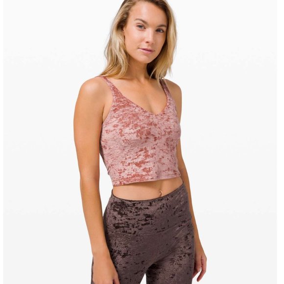 Lululemon Align Tank *Crushed Velvet Soft Cranberry size 6 - Picture 1 of 6